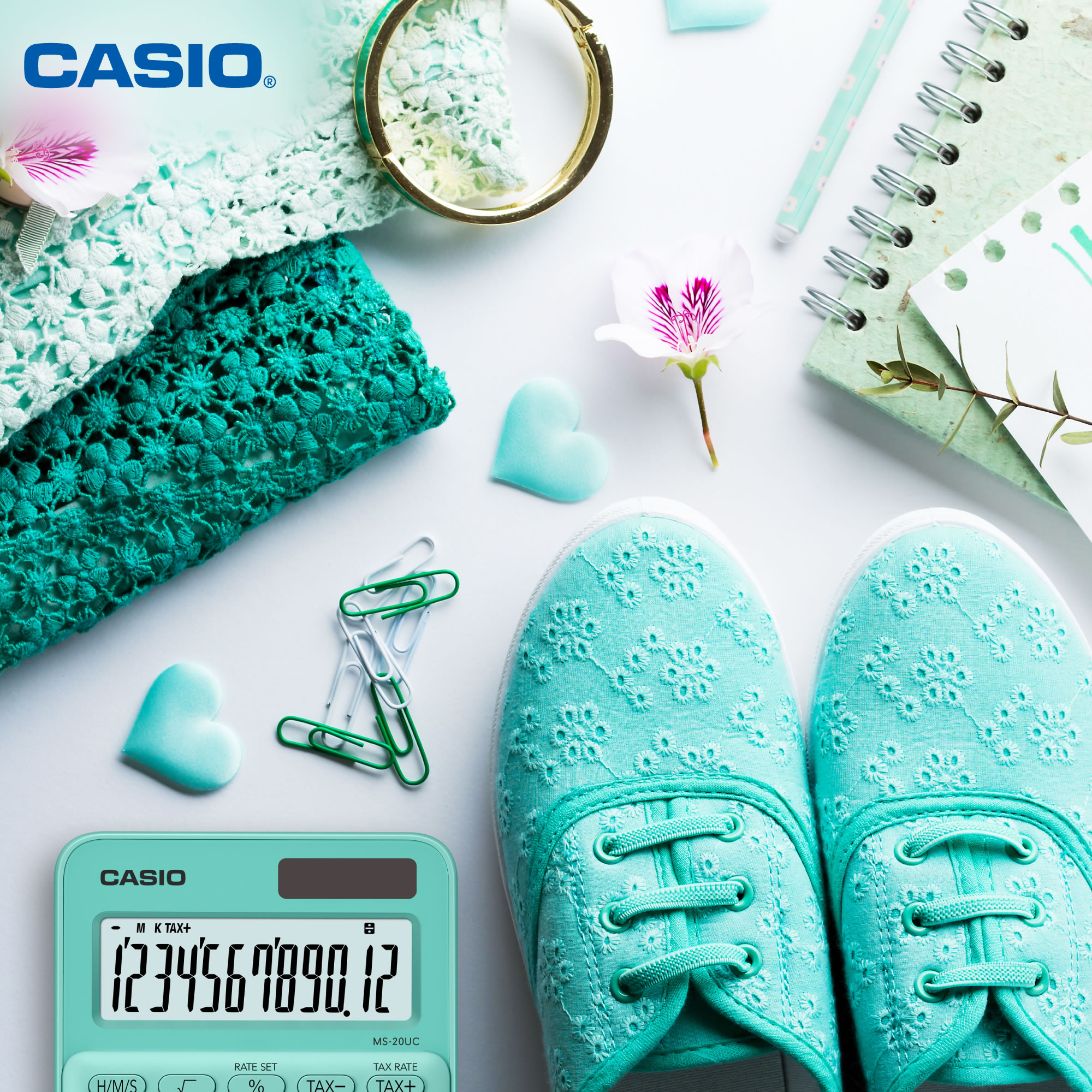 CASIO KALKULATOR MS 20 UC ZELENI - Slika 8