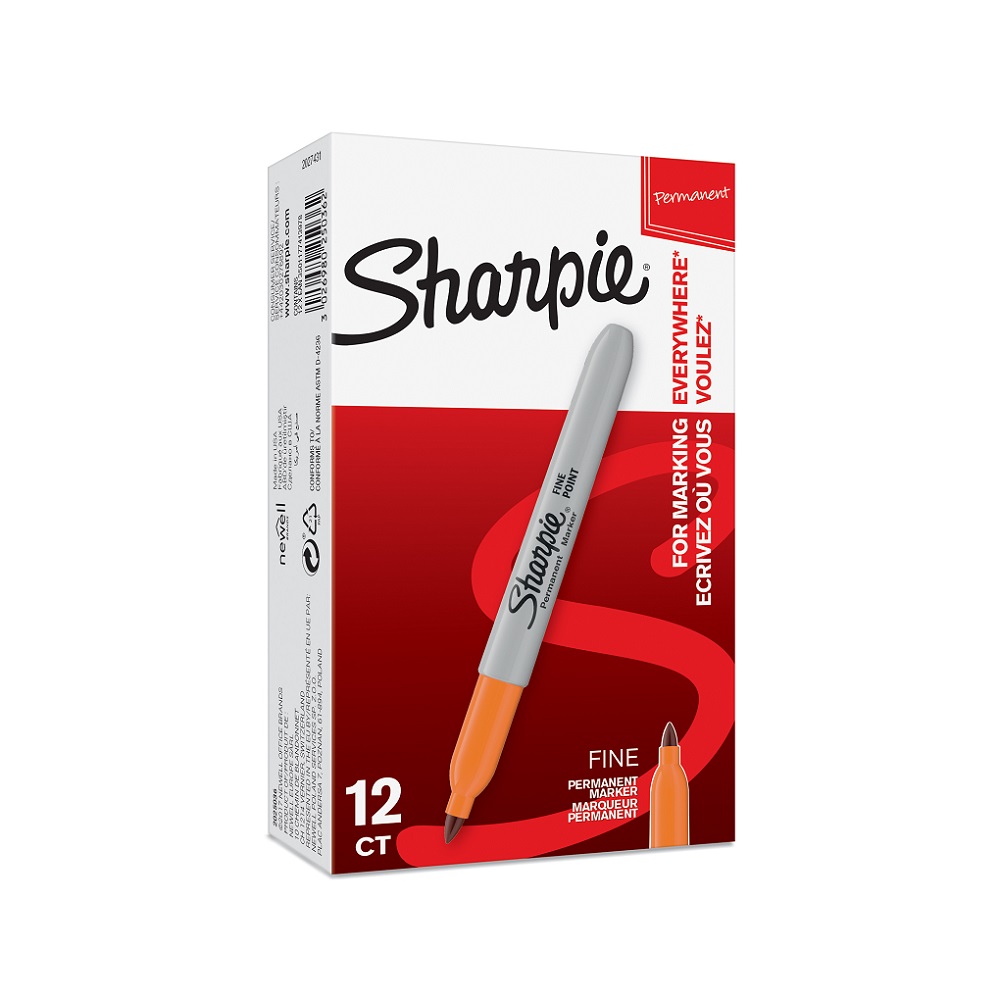 SHARPIE PERMANENTNI MARKER FINE ORANŽ - Слика 3