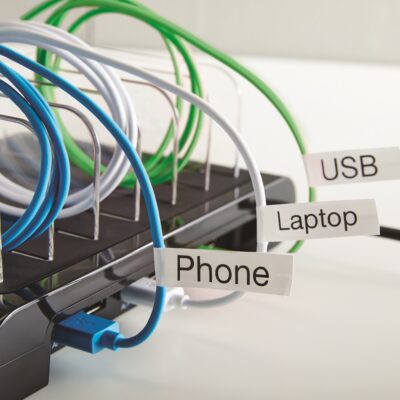 DYMO TRAKA D1 STANDARD 24MM CRNA/BELA