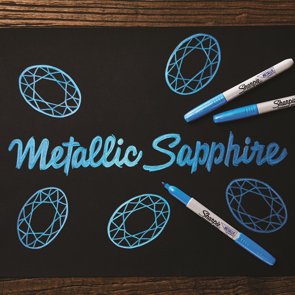 SHARPIE PERMANENTNI MARKER METALLIC SAFIR - Слика 4
