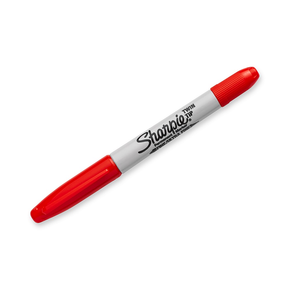 SHARPIE PERMANENTNI MARKER TWIN TIP CRVENI - Слика 2