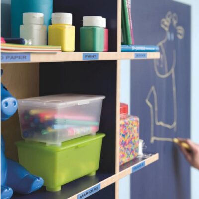 DYMO TRAKA D1 STANDARD 24MM CRNA/PLAVA