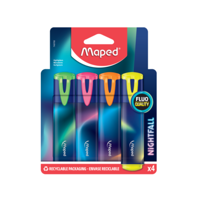 TEKST MARKER MAPED FLUO`PEPS NIGHTFALL
