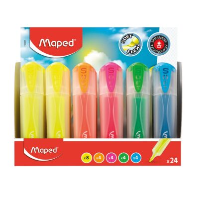 TEKST MARKER MAPED FLUO`PEPS SOFT DISPLEJ