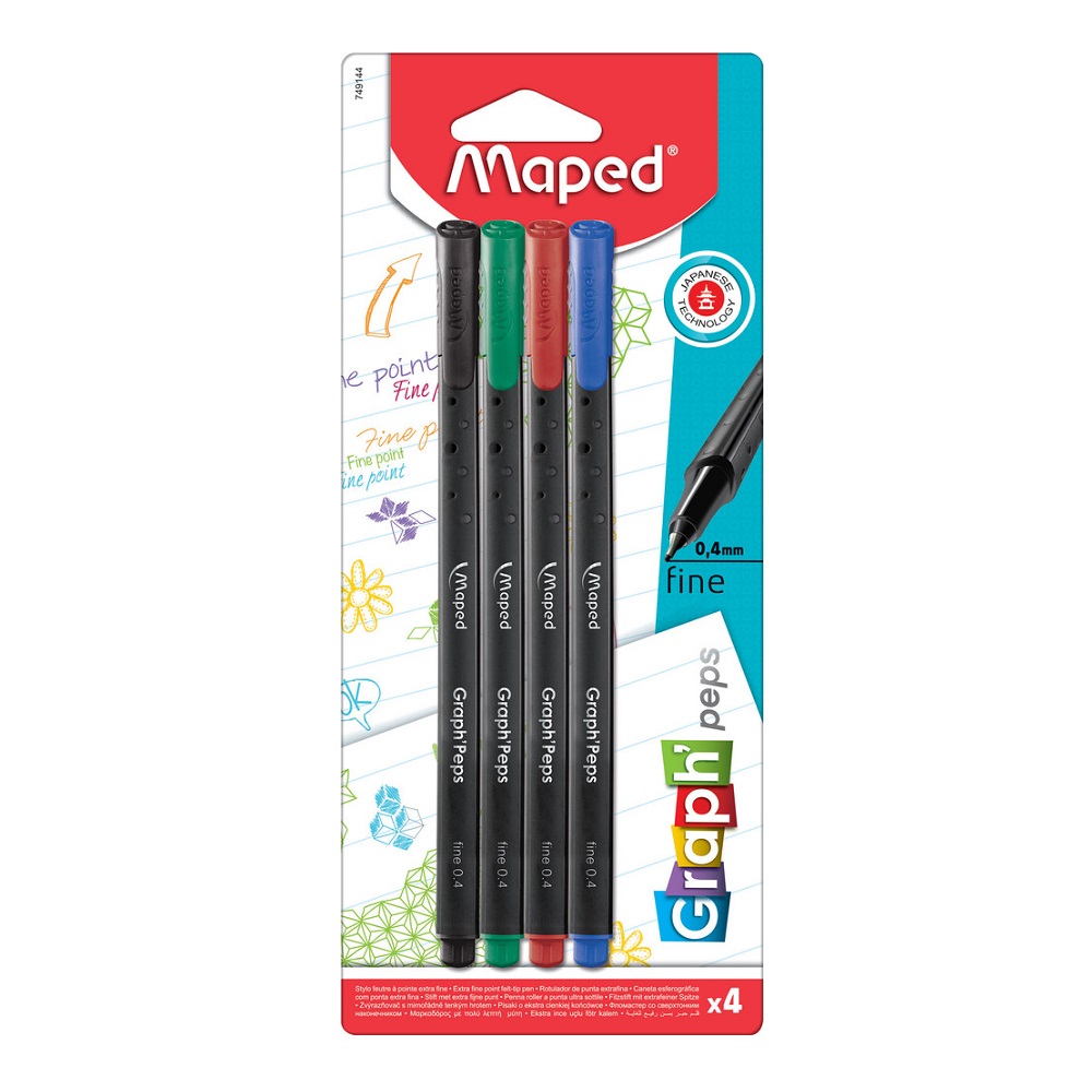 MAPED FINE LINER M749144 GRAPH`PEPS 1/4