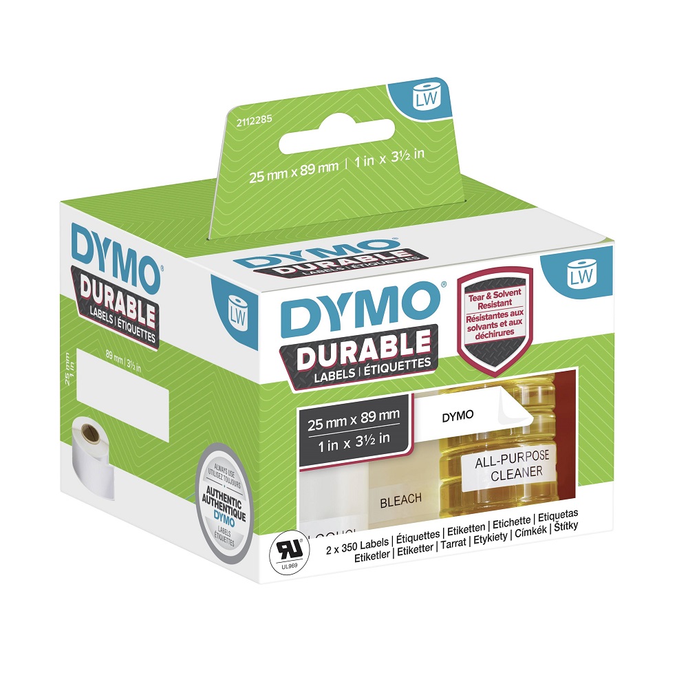 DYMO DURABLE ETIKETE LW - 25 x 89mm