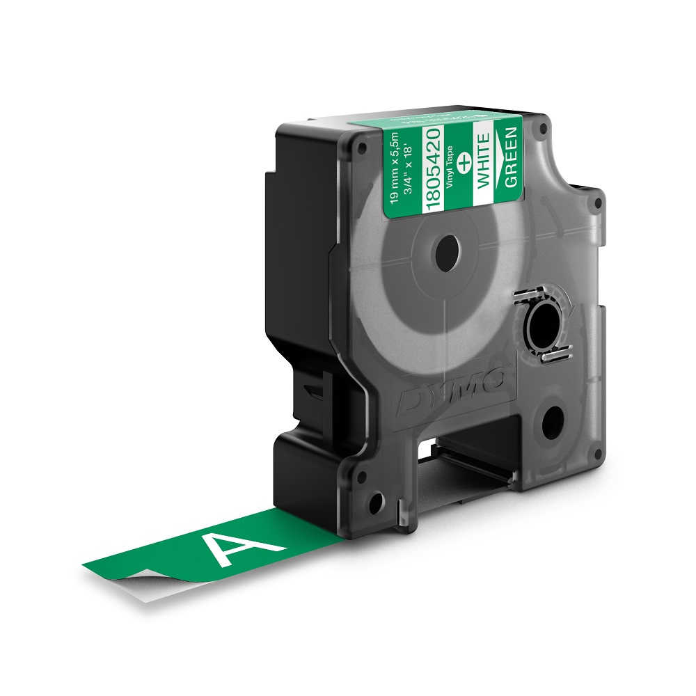 DYMO TRAKA INDUSTRIJSKA 19MM BELA/ZELENA