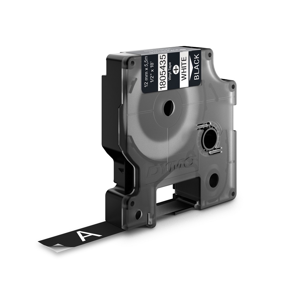 DYMO TRAKA INDUSTRIJSKA 12MM BELA/CRNA