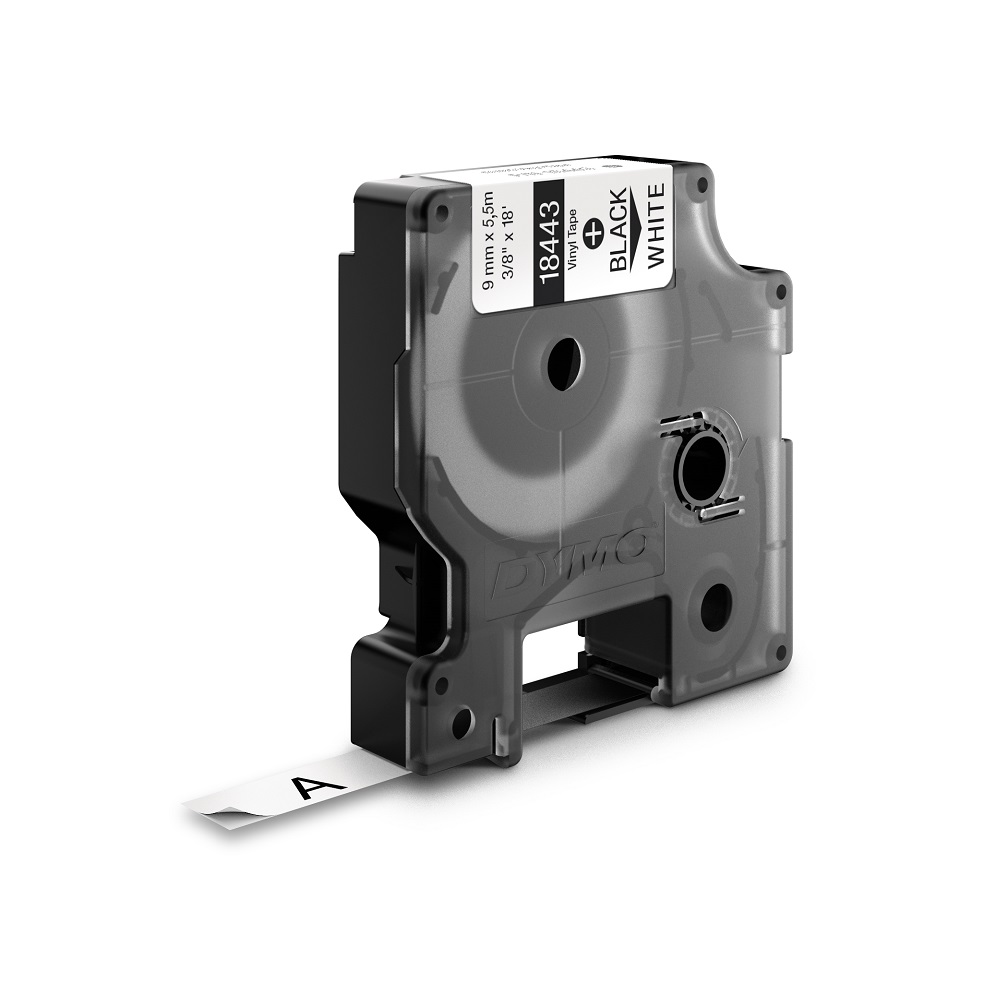 DYMO TRAKA INDUSTRIJSKA 9MM CRNA/BELA