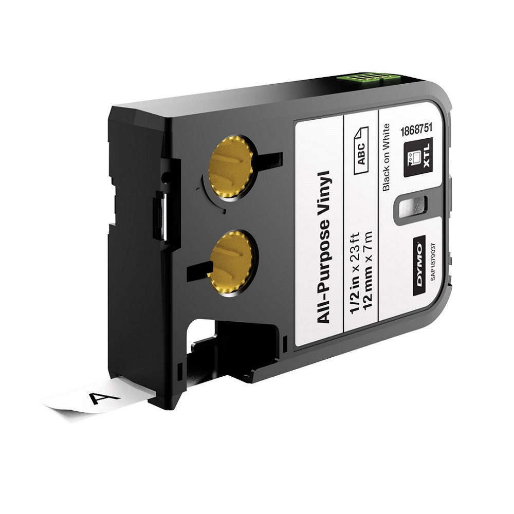 DYMO TRAKA XTL 12MM CRNA/BELA