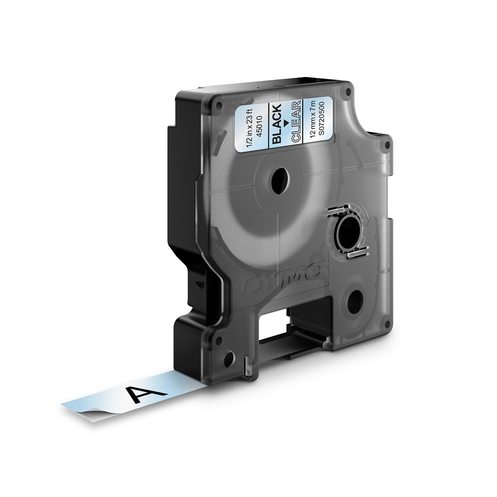 DYMO TRAKA D1 STANDARD 12MM CRNA/PROVIDNA