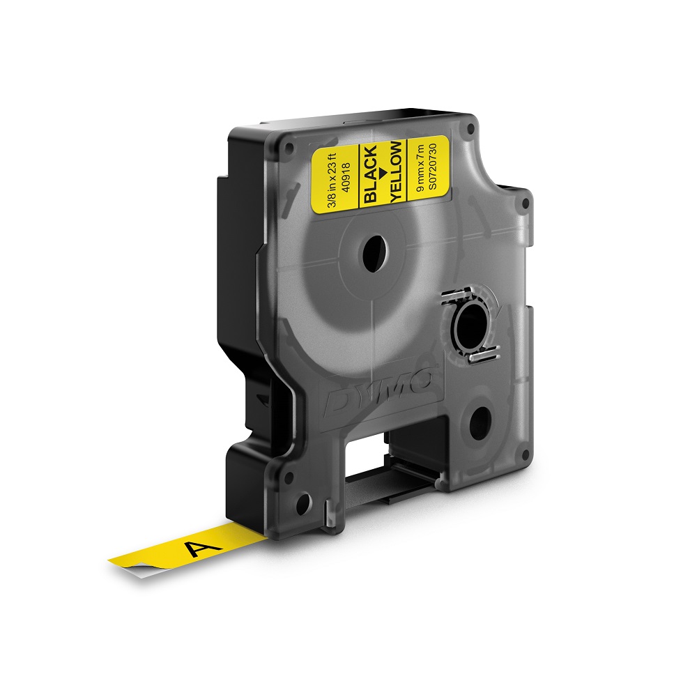 DYMO TRAKA D1 STANDARD 9MM CRNA/ŽUTA