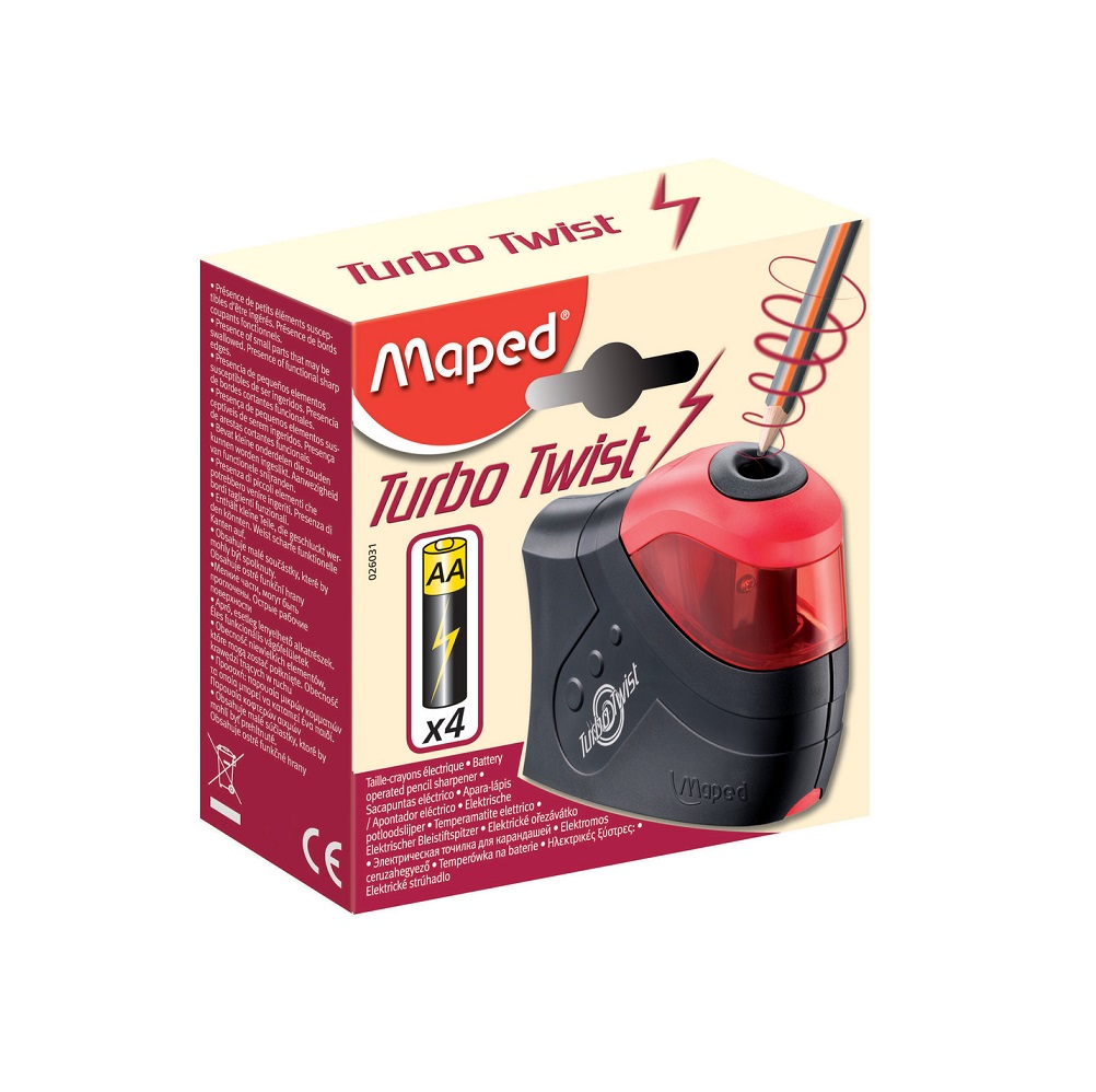 REZAČI ZA OLOVKE MAPED M026031 TURBO TWIST - NA BATERIJE