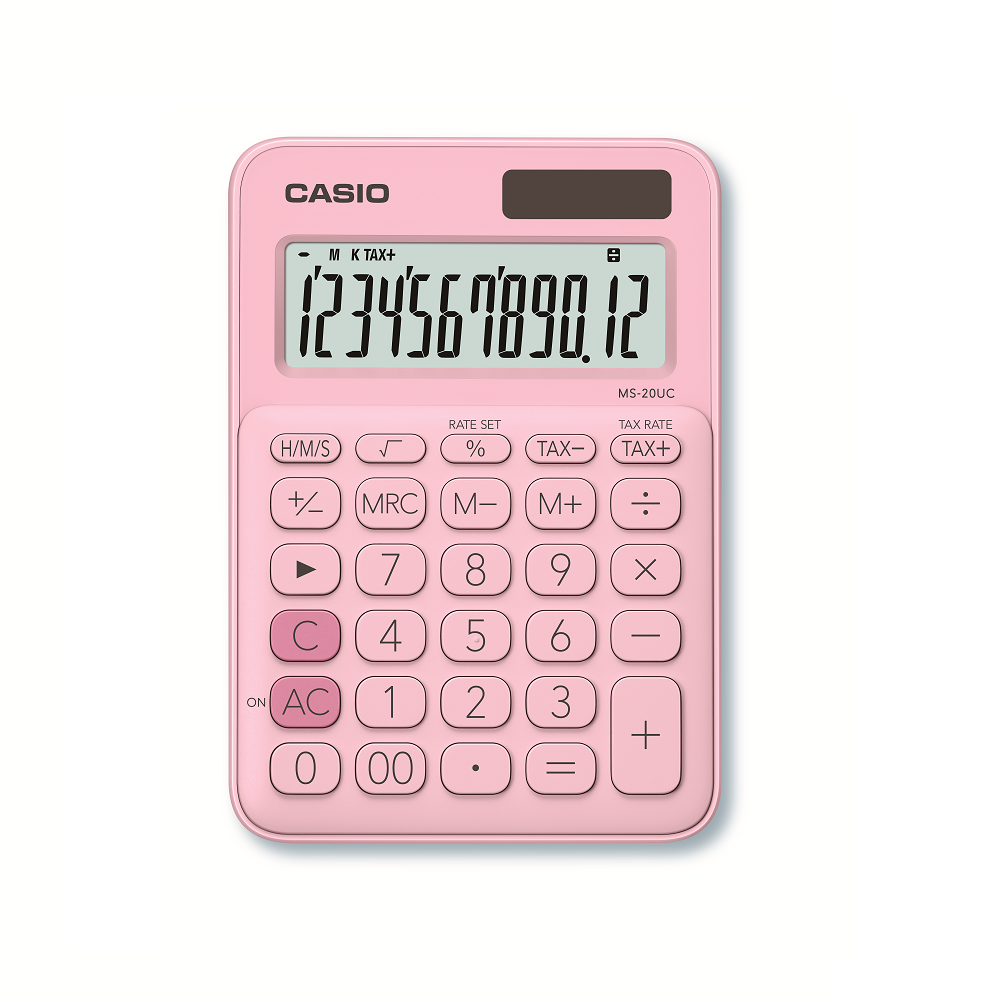 KALKULATOR CASIO MS 20 UC ROZE