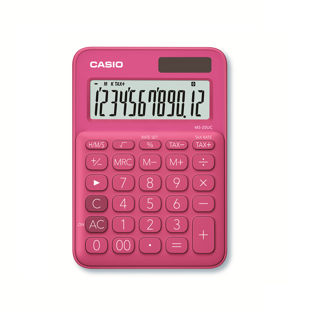 KALKULATOR CASIO MS 20 UC CRVENI