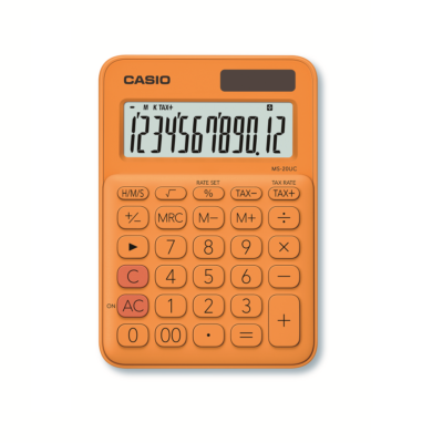 KALKULATOR CASIO MS 20 UC ORANŽ