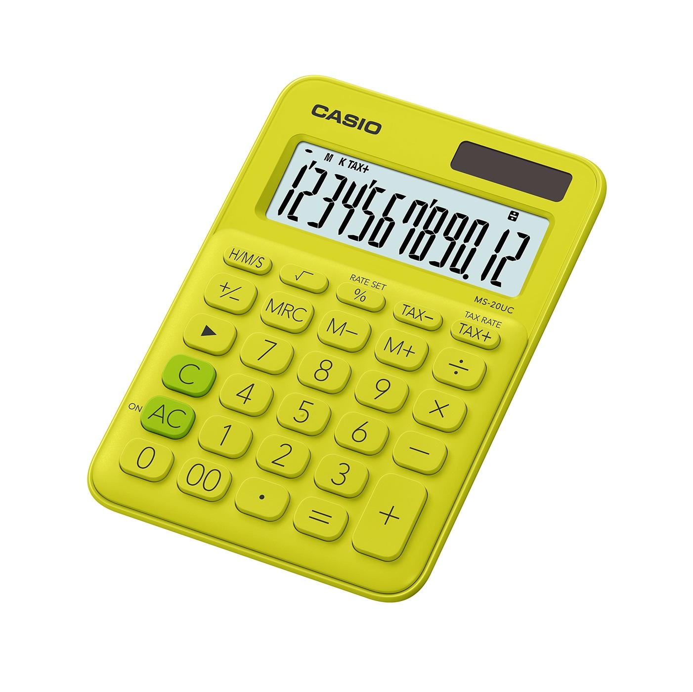 CASIO KALKULATOR MS 20 UC LIME - Slika 2