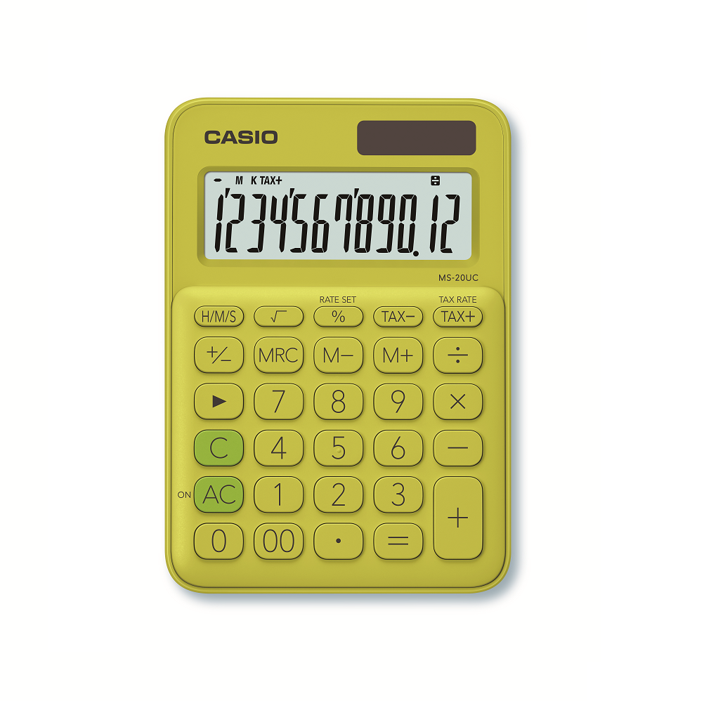 KALKULATOR CASIO MS 20 UC LIME