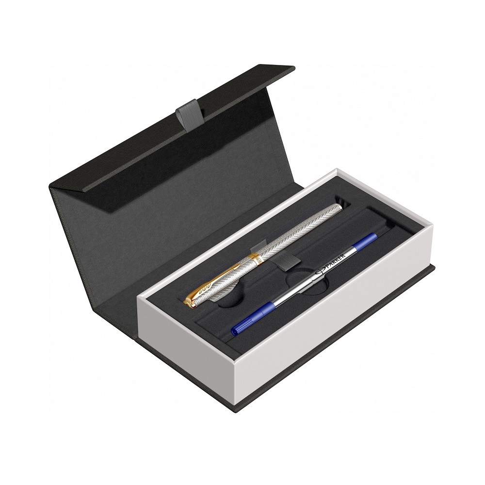 PARKER Roler olovka Royal Sonet Silver Fougere GT - Slika 8