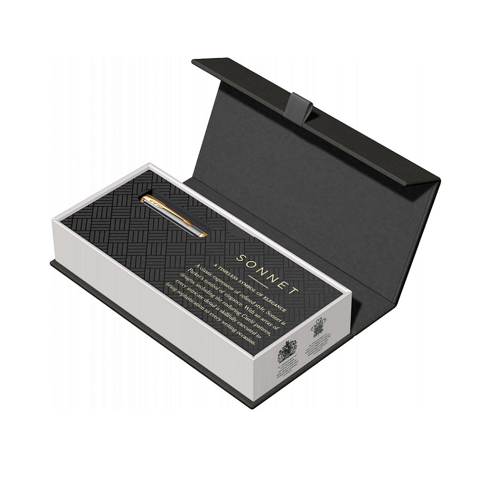 PARKER Hemijska olovka Royal Sonet Stainless Steel GT - Slika 7