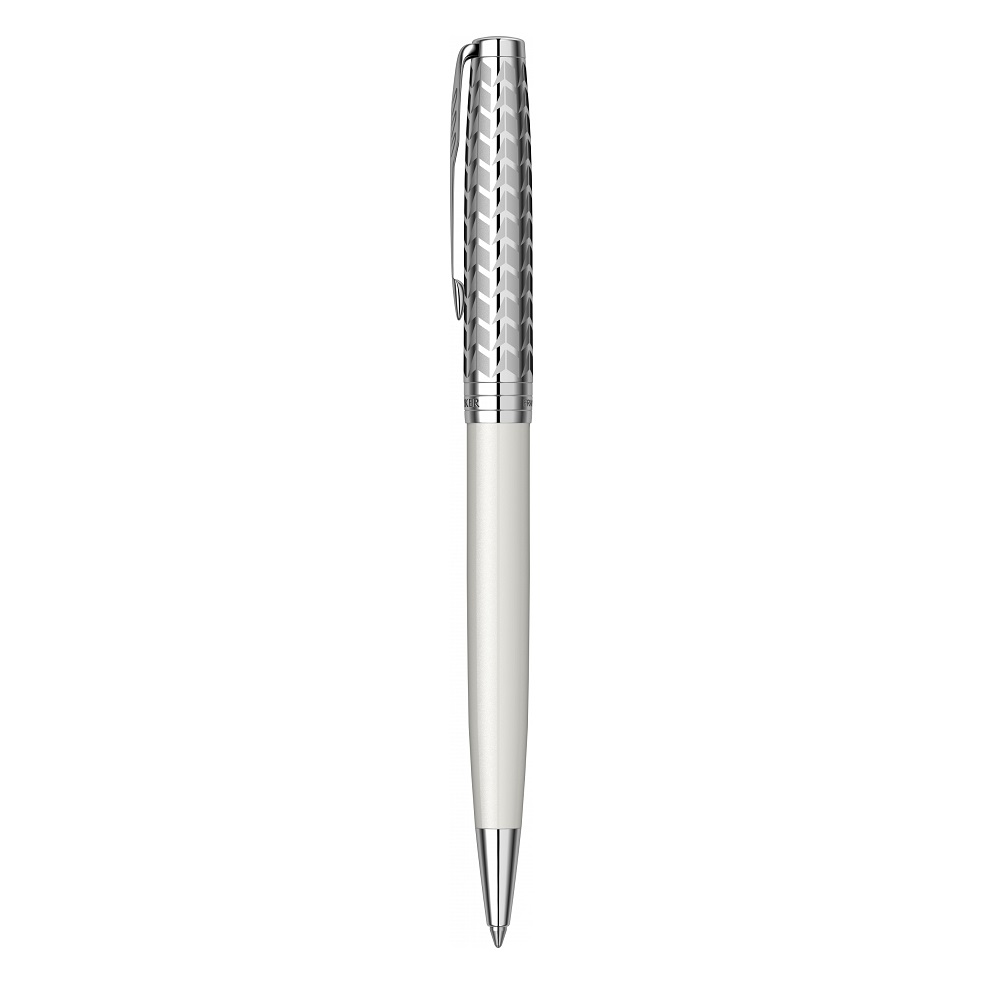PARKER Hemijska olovka Royal Sonet Metal Pearl CT - Slika 2
