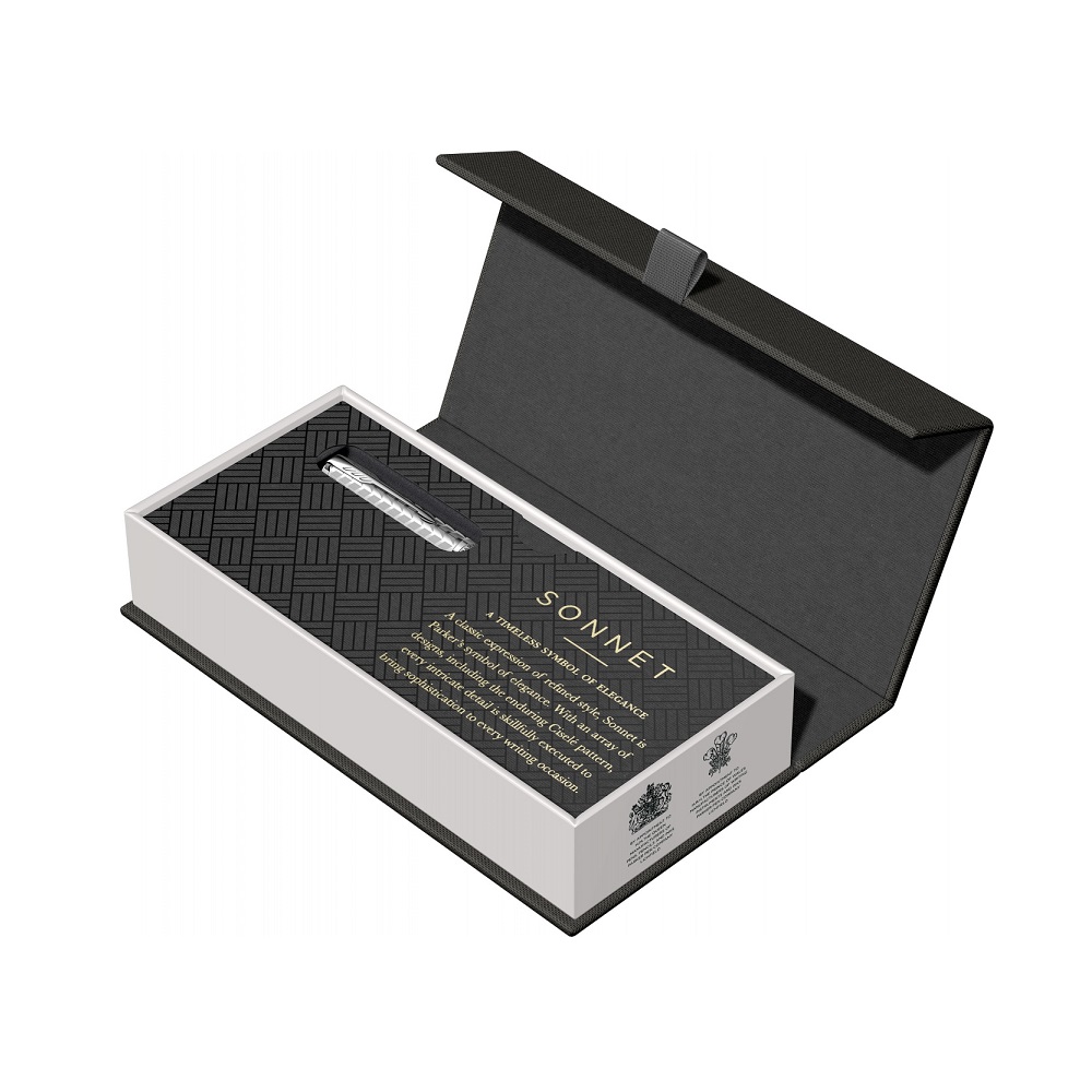 PARKER Hemijska olovka Royal Sonet Metal Pearl CT - Slika 7
