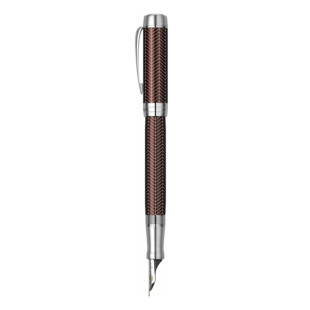 PARKER Nalivpero Royal Duofold Prestige Burgundy Chevron M - Slika 3