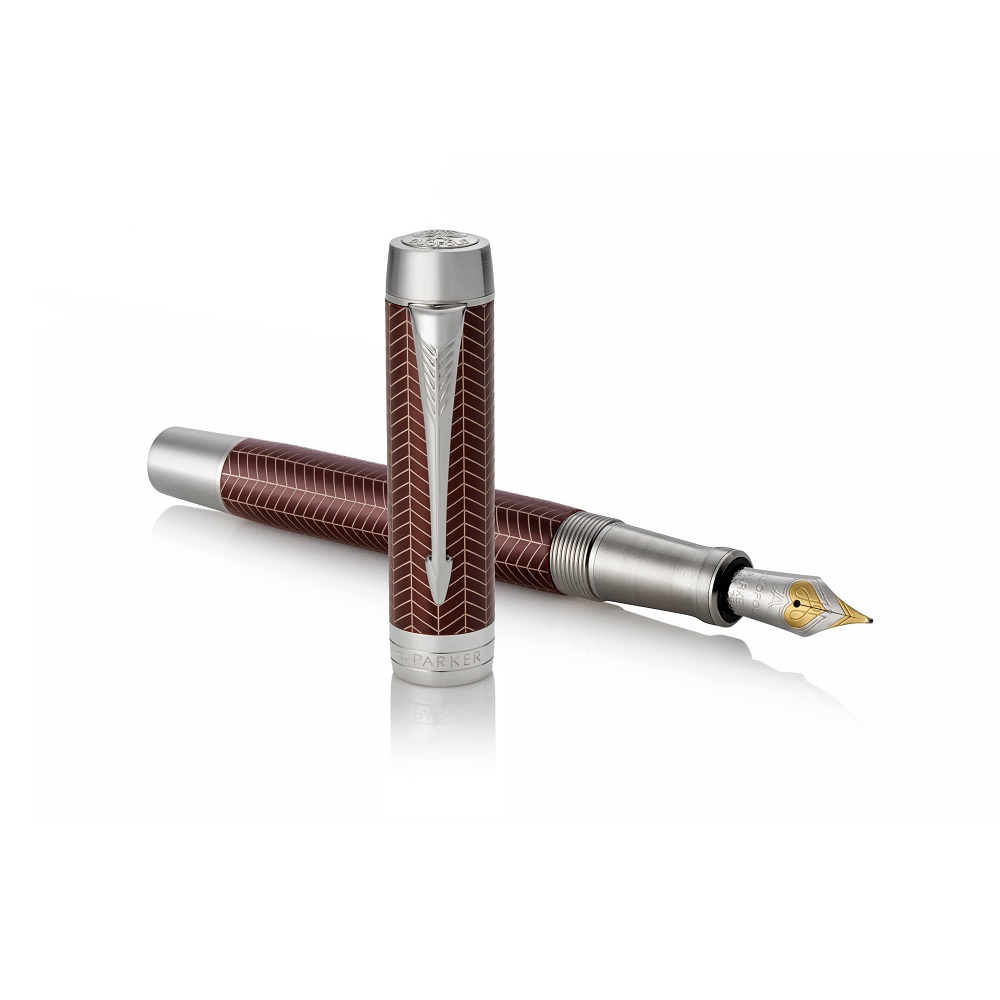 PARKER Nalivpero Royal Duofold Prestige Burgundy Chevron M - Slika 6
