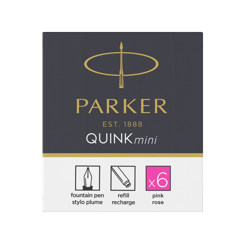 PARKER Patrone za nalivpero Royal Quink Red Mini - Slika 10