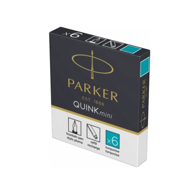 Patrone za nalivpero Parker Royal Quink Tirquise Mini