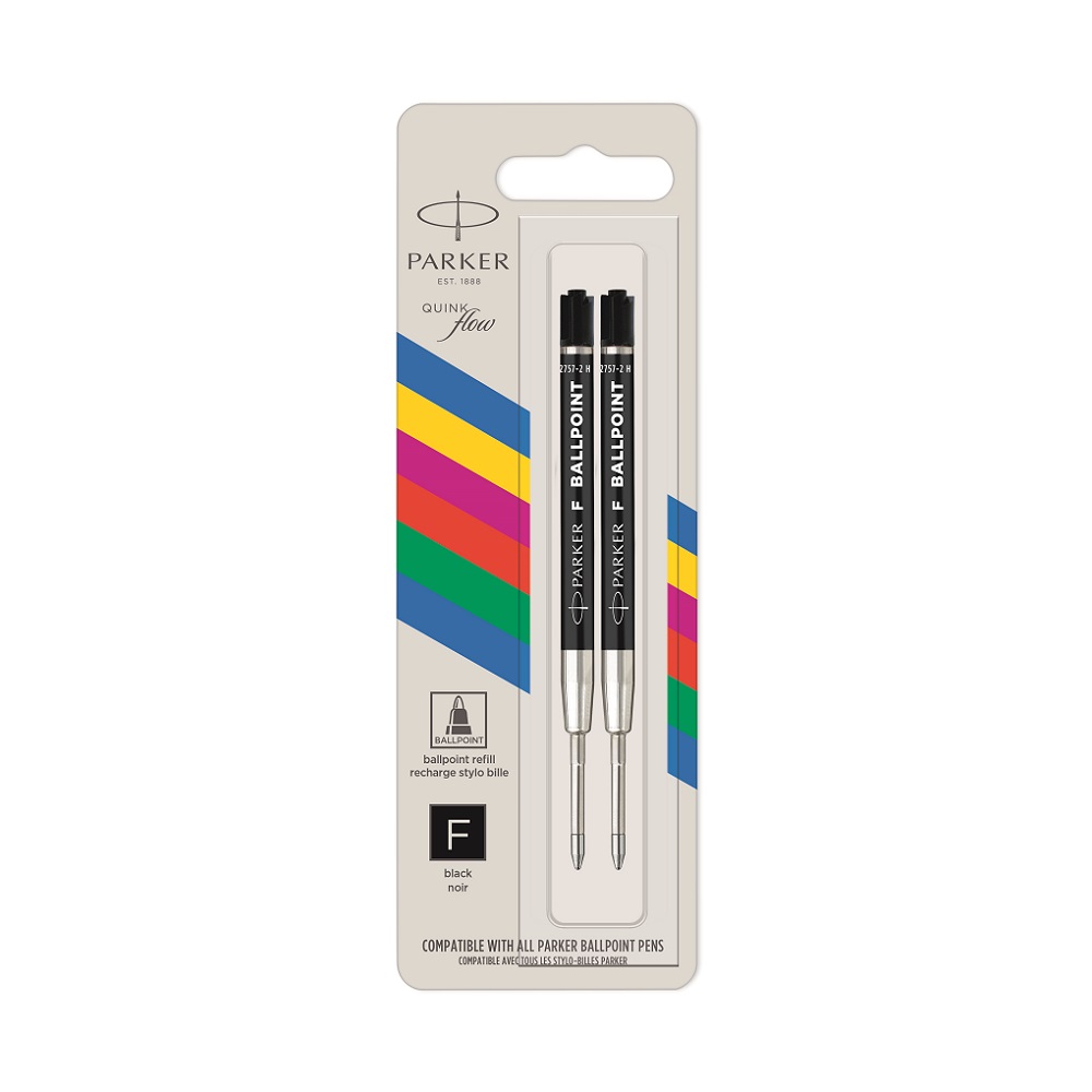 PARKER Refil za hemijsku olovku Royal Quink Black F PVC 1/2