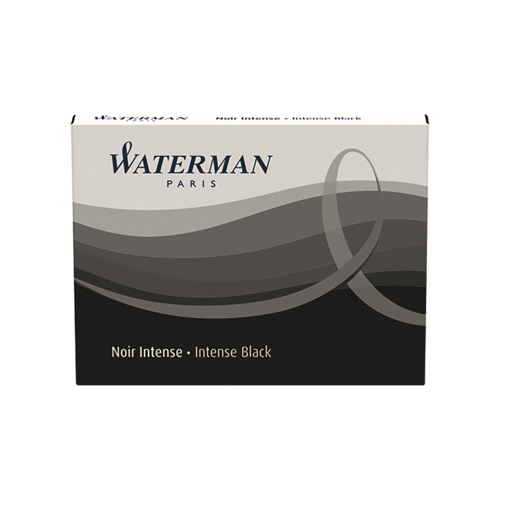WATERMAN Patrone za nalivpero Black