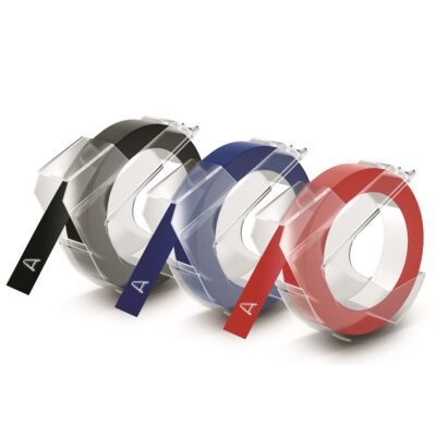 DYMO TRAKA 3D OMEGA CRNA/PLAVA/CRVENA 3/1