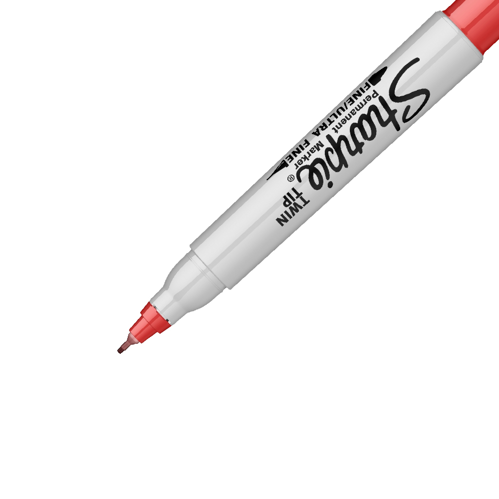 SHARPIE PERMANENTNI MARKER TWIN TIP CRVENI - Слика 3
