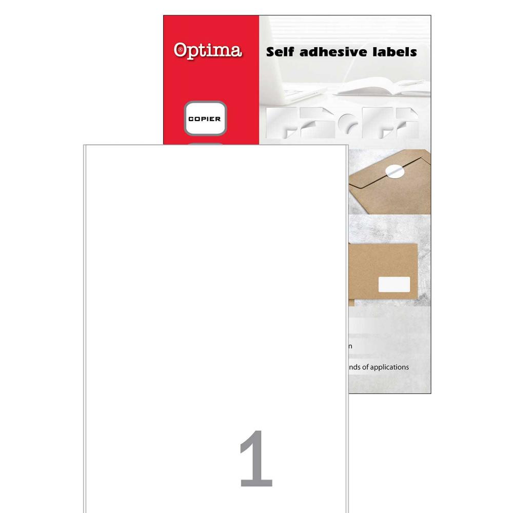 OPTIMA etikete A4 210x297 / 1kom