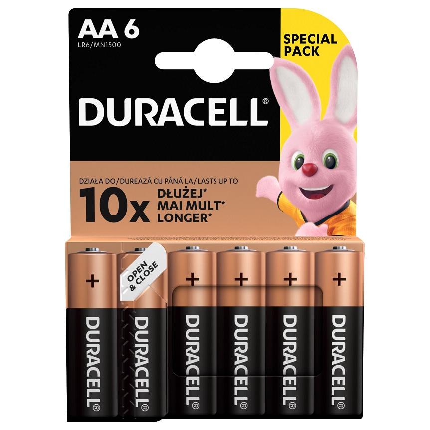 DURACELL Alkalne baterije AA-LR6 - 6 kom