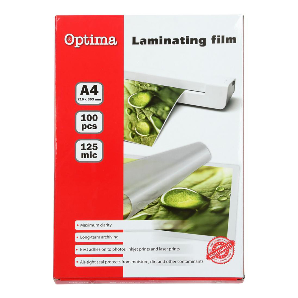 OPTIMA folija za plastificiranje A4 125MY