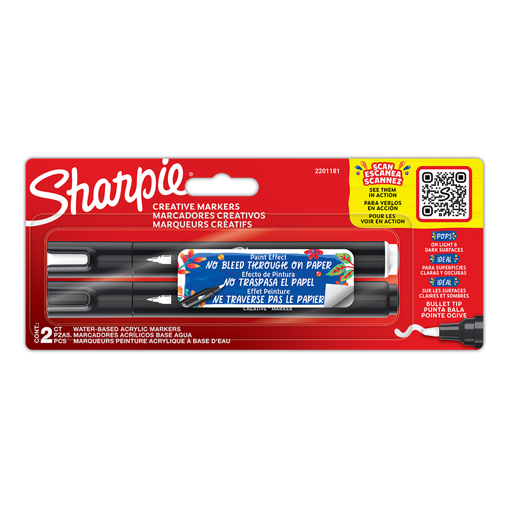SHARPIE AKRILNI MARKER SET 1/2 OBLI VRH
