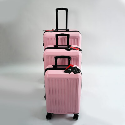 KOFERI ZA PUTOVANJE SET SPACE 3/1 ROZE