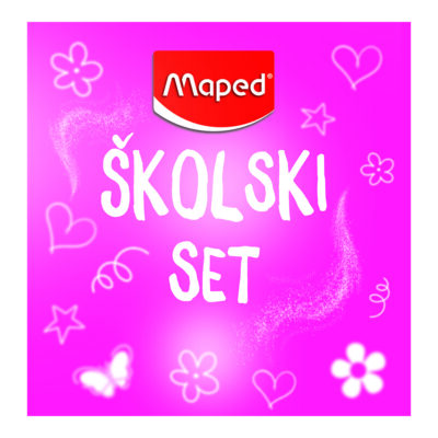 MAPED školski set - Barbie