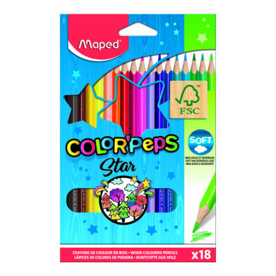 DRVENE BOJICE MAPED COLOR`PEPS 