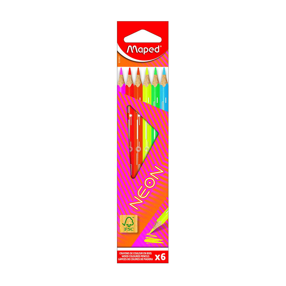 BOJICE ZA CRTANJE MAPED NEON