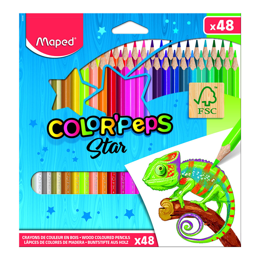 DRVENE BOJICE MAPED COLOR`PEPS