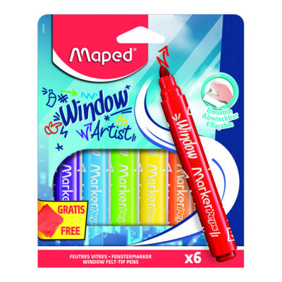 FLOMASTERI ZA PROZORE MAPED COLOR`PEPS