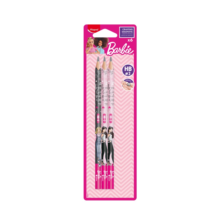 GRAFITNA OLOVKA MAPED BLACK`PEPS BARBIE