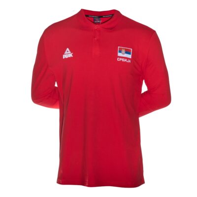 POLO MAJICA DUG RUKAV PEAK SRBIJA KSS1911 CRVENA